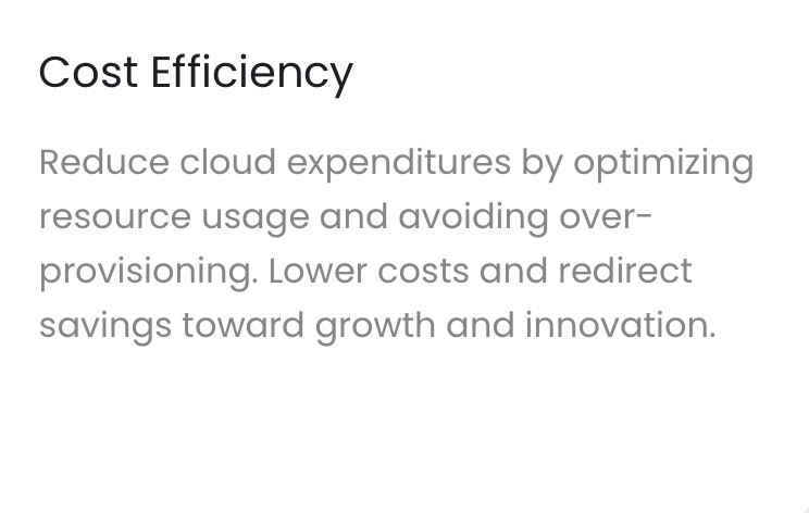Cost Efficiency